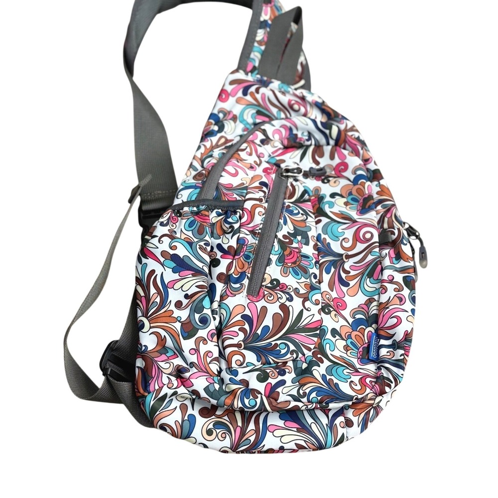 TITECOUGO Paisley Print Sling Crossbody Bag Womens OS Travel Vacation Gorpcore
